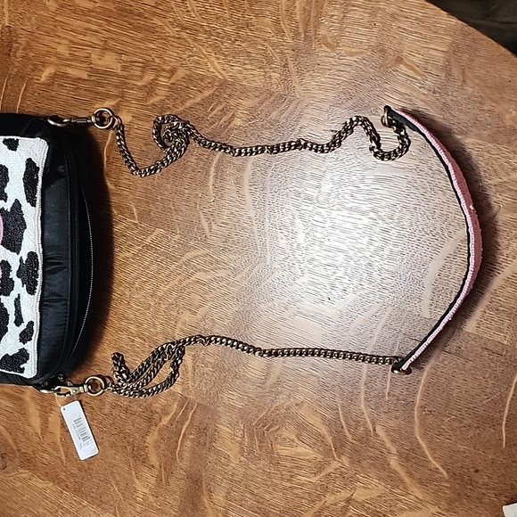 Jane Marie handbag purse cow heart shoulder bag - Picture 5 of 8